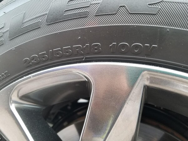 How do I read the data on my tyres?